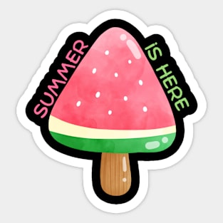 Summer is Here Sticker